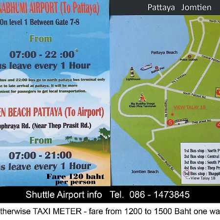 Jomtien Plaza Suite Apartments Bagian luar foto